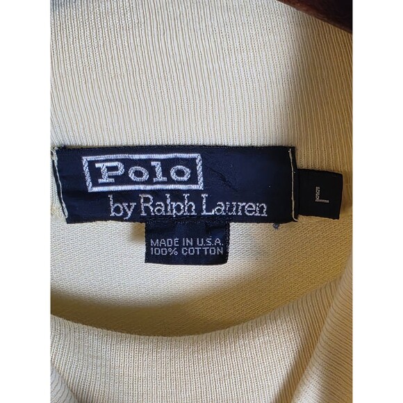 Vintage‎ Polo Ralph Lauren Mens Size L High Neck - Picture 3 of 6